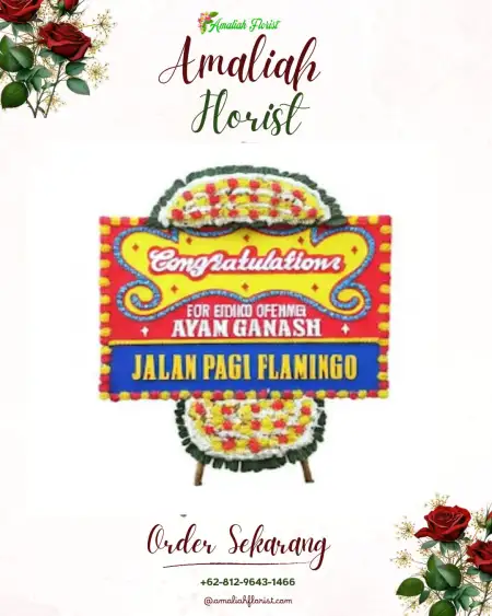 Sewa Papan Bunga Sembung